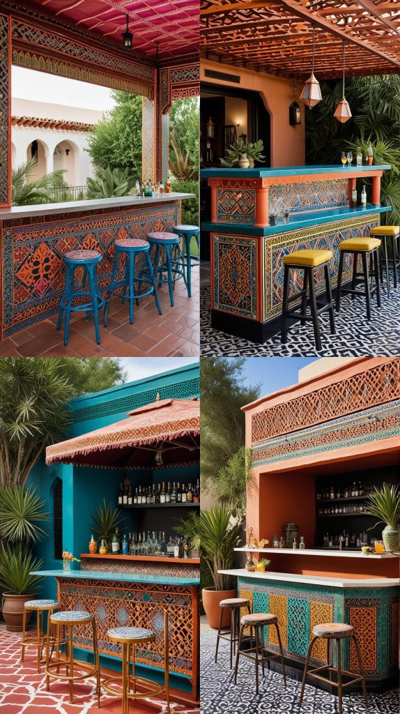 24. Moroccan-Inspired Bar-Outdoor Bar