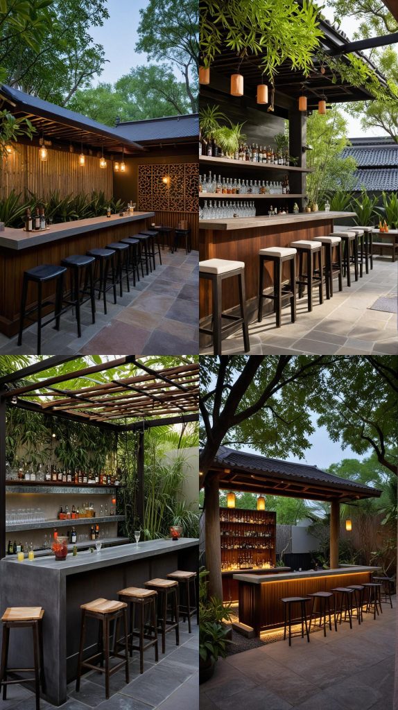 29. Asian Fusion Zen Bar-Outdoor Bar