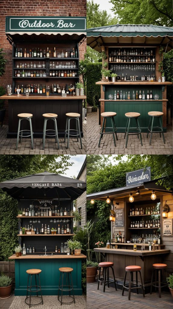 8. Vintage-inspired Bar-Outdoor Bar