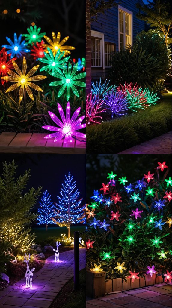 Use Color-Changing LED Lights for Dynamic Effects-Outdoor Christmas Light