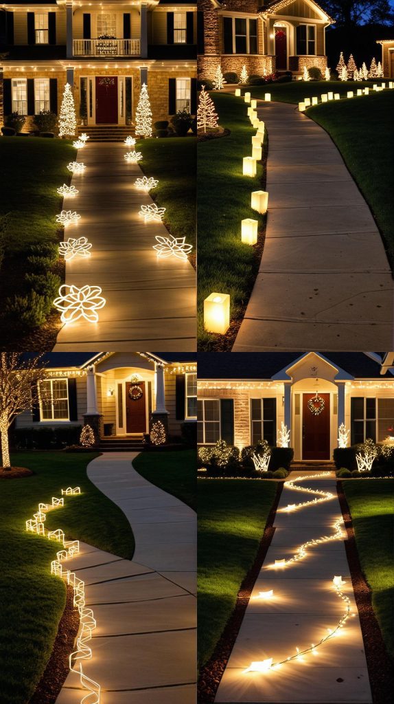 Outline the Driveway with Luminarias-Outdoor Christmas Light