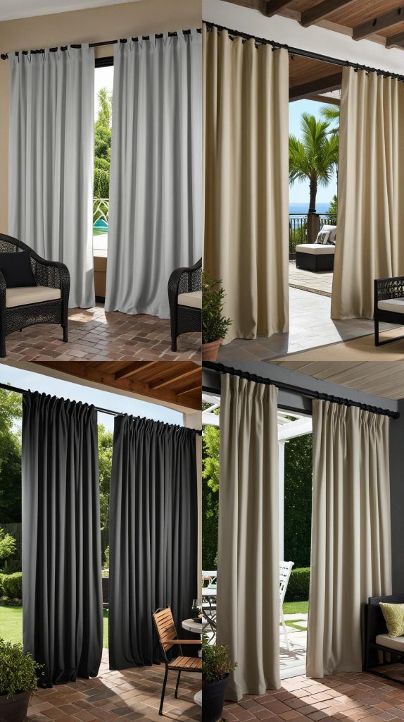 28. Contemporary Blackout Curtains-Outdoor Patio Curtain