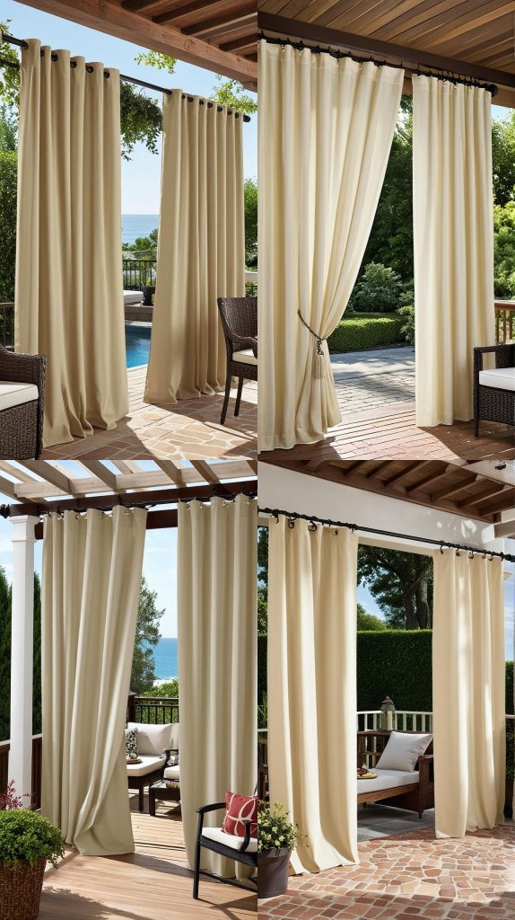 8. Heavy-Duty Privacy Curtains-Outdoor Patio Curtain