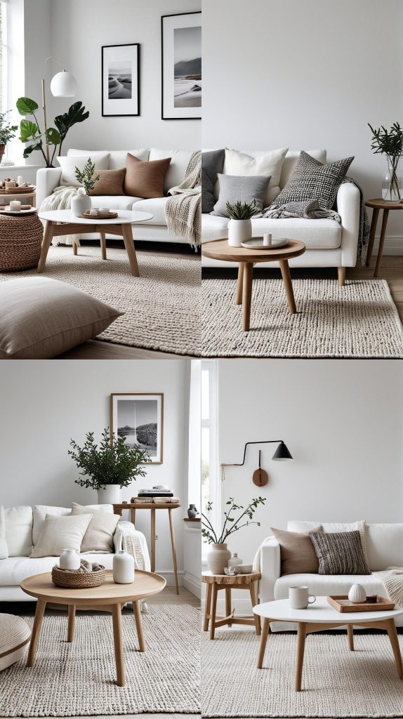 Scandinavian Chic-white Living Room